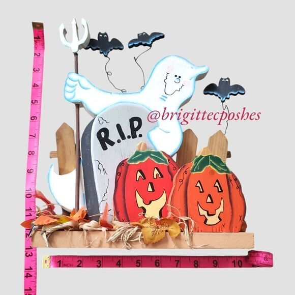 HALLOWEEN R.I.P Ghost Standalone Decoration - Picture 7 of 9